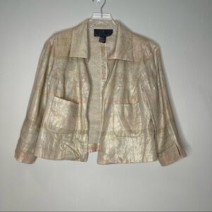 Yansi fugel 100% linen jacket